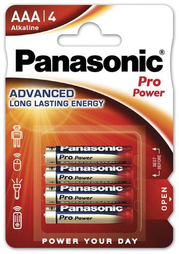 Panasonic Pro Power LR03 Micro AAA Batterie 4er Pack