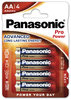 Panasonic Pro Power LR6 Mignon AA Batterie 4er Pack