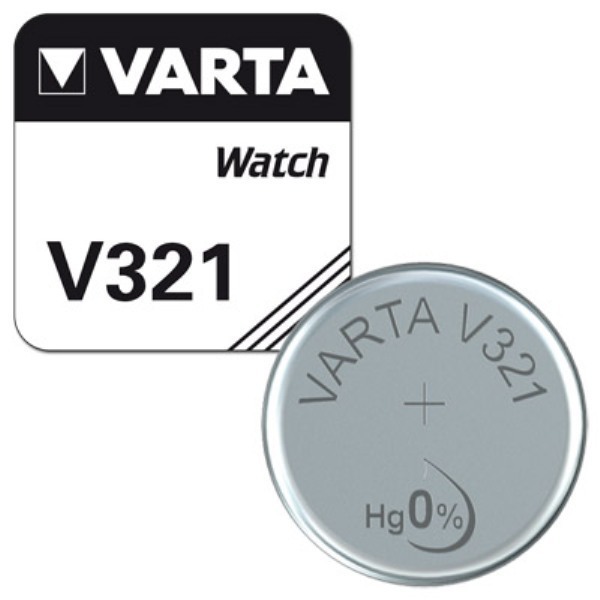 Varta V321 Knopfzelle 1,55V SR616SW, SR65