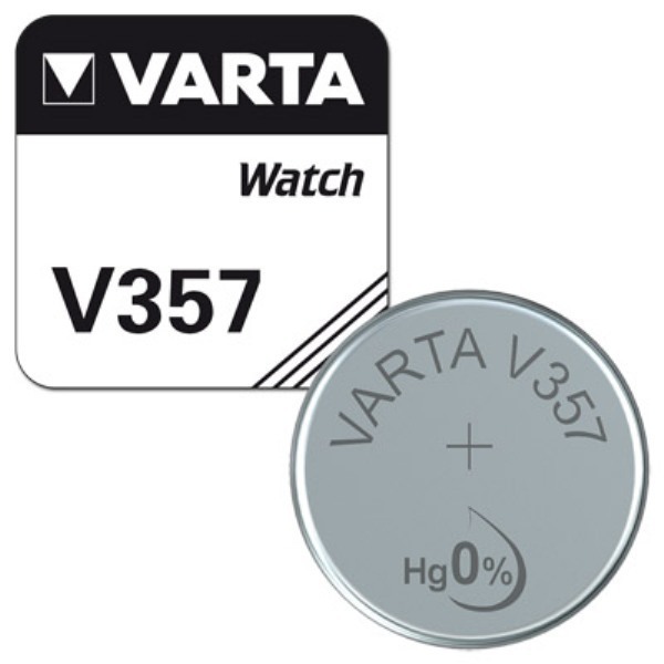 Details about   5x V357 Varta Knopfzelle Batterie V 357 V13 GS SR1154 SR44 SR44W Uhrenbatterie 