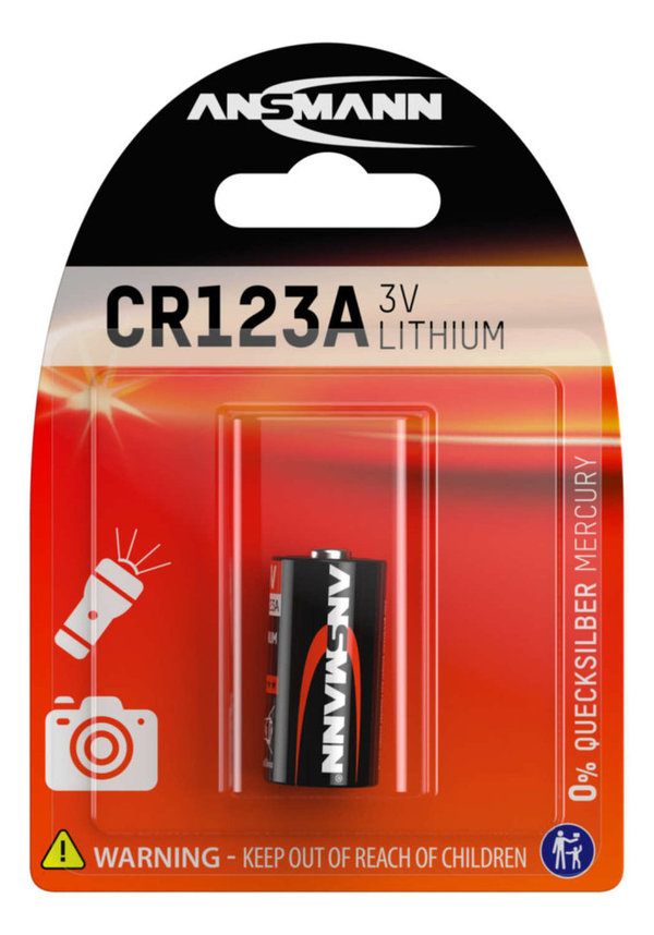 Ansmann CR123A Photo Batterie Lithium