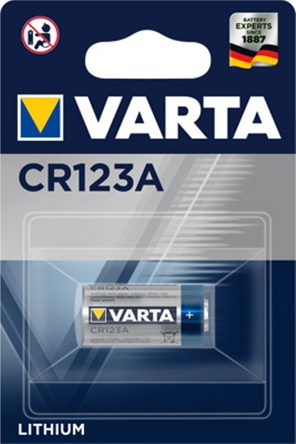 Varta CR123A Lithium Photo-Batterie 3 Volt 1430mAh
