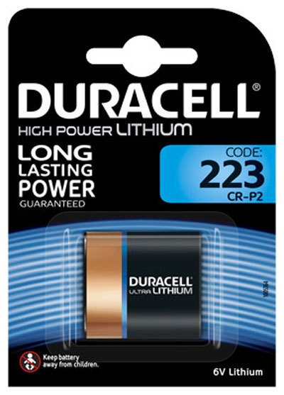 Duracell Ultra 2CRP2 Lithiumbatterie 6 Volt