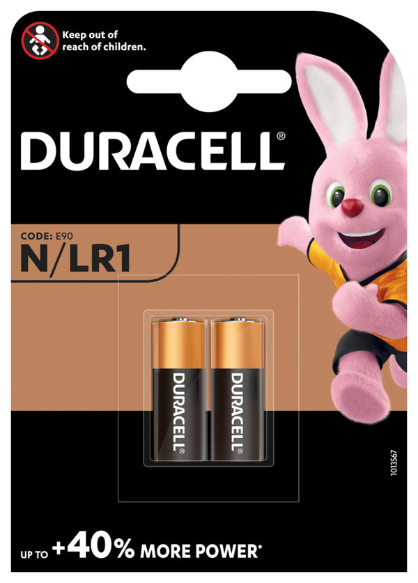 Duracell MN9100 Lady LR1 Batterie 2er Blister
