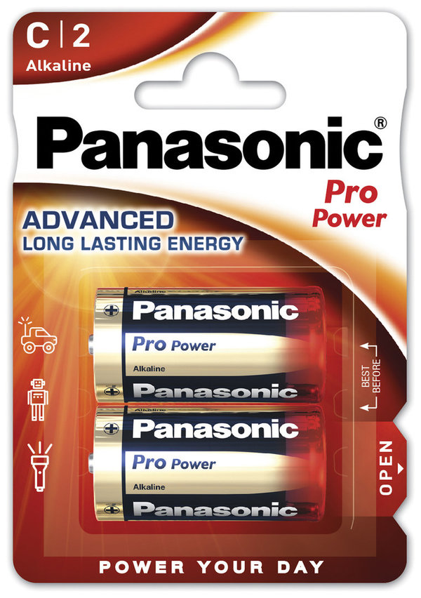 Panasonic Pro Power LR14 Baby C Batterie 2er Pack