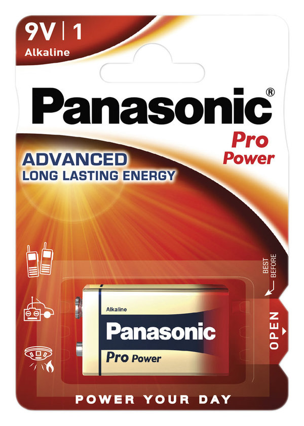 Panasonic Pro Power 9V-Block Batterie Blister