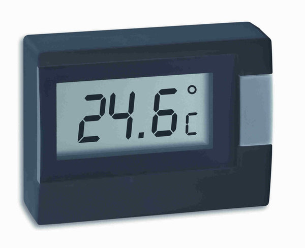 TFA Digitales Thermometer für Innen schwarz