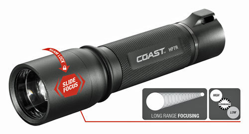 Coast HP7R Akku LED-Taschenlampe mit 300 Lumen