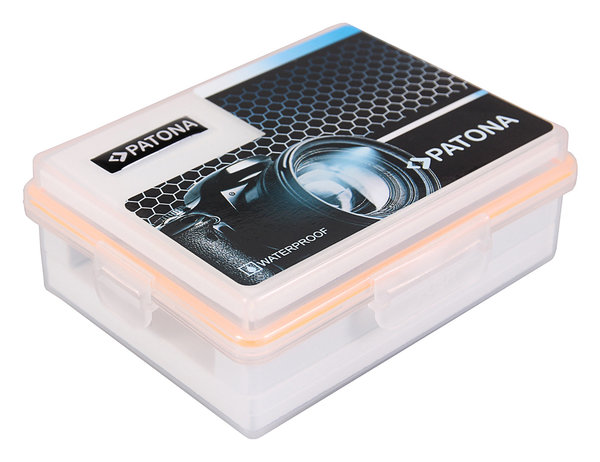 Aufbewahrungsbox für Akkus und Speicherkarte für Canon LP-E10