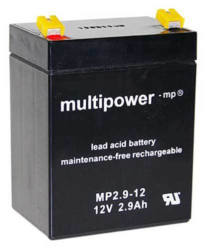 Multipower MP2.9-12 Blei Akku 12V  2,9Ah