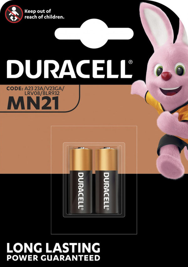 Duracell A23 - MN21 - 12V Batterie im Doppelpack