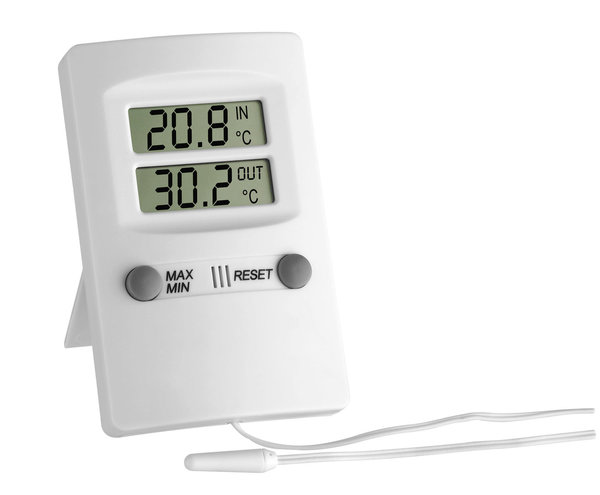TFA Digitales Innen- Außenthermometer mit Fühler