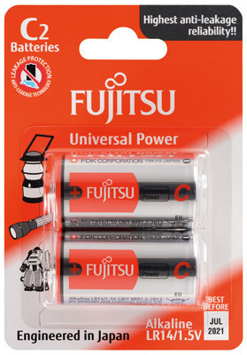 Fujitsu LR14 Babybatterie im 2er Blister