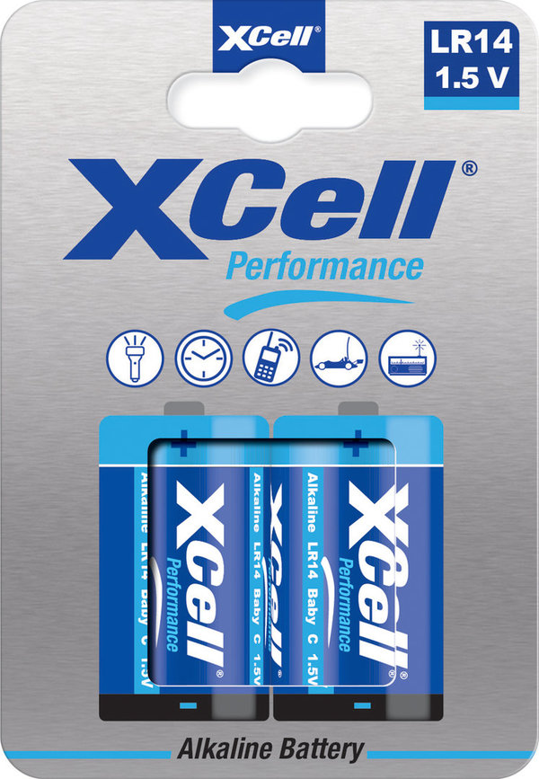 XCell Baby C LR14 Batterie 1,5V 2er Blister